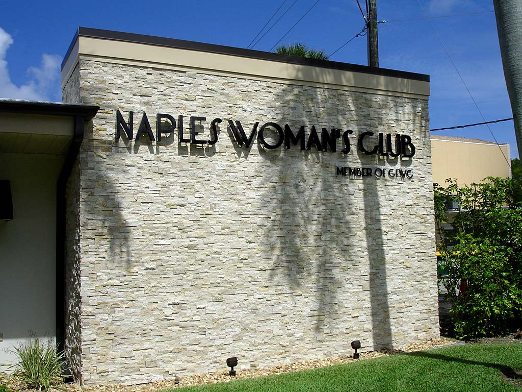 Womans Club Signage